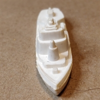 skib hvidt plastik retro legetøj genbrug